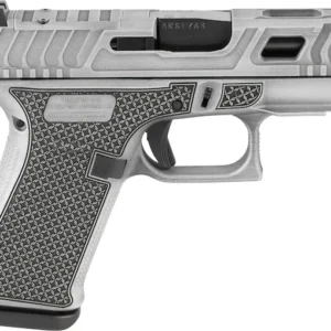 Glock 43X Hoth 9mm Luger Pistol 3.41" Barrel 10+1 Round Gray Cerakote Slide Black/Gray Grip Gray Cerakote Frame Shark Coast Tactical Greasy Cut Slide