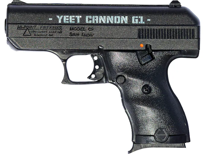 Hi-Point Yeet Cannon G1 9mm Luger Pistol 3.5" Barrel 8+1 Round Black