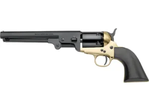 Pietta 1851 Navy US Black Powder Revolver 44 Caliber 7.5" Blued Barrel Brass Frame Black Grip