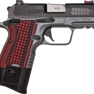 Kimber CDS9 9mm Luger Pistol 3.18" Barrel 15+1 Round Black Slide Orange/Black Grip Gray Frame