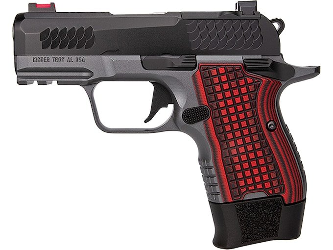 Kimber CDS9 9mm Luger Pistol 3.18" Barrel 15+1 Round Black Slide Orange/Black Grip Gray Frame - Image 2